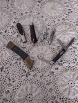 Vintage Pocket Knife Lot Of 6, Barlow Mark Twain, Craftsman, Allway, Case, Buck. Fixed Price $89.00.