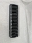 Snap-on 310IMMYA 10-PC 1/2" Dr 6PT Metric 10-19 Shallow Impact Socket Set. Fixed Price $150.00.