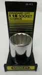 Vtg 1981 Stanley Workmaster Standard 12PT. 1-1/8" Socket 1/2 Drive #86-473 Usa. Fixed Price $16.00.