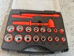 Jameson 19PC 1000V 1/2 Drive Socket Set. Fixed Price $450.00.