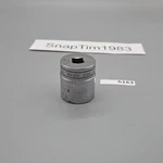 Snap-on Tools 1/2" Drive 1-1/4" Sae 12 Point Shallow Chrome Socket SW401 Usa. Fixed Price $24.99.