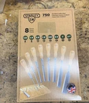 Stanley S.w. 8 Piece 750 Series Socket Wood Chisel Set 16-793. Fixed Price $182.00.