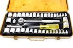 Vintage Kmart 40-PC Combination Drive Socket Wrench 1/4"-3/8" Set Sae/metric. Fixed Price $25.00.