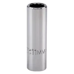 Proto J5011M Deep Chrome 11MM 12PT 3/8" Dr Metric Socket Usa Made New!!. Fixed Price $9.99.