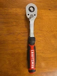 Brand New Craftsman 3/8" 72-TOOTH Low Profile Comfort Grip Ratchet CMMT86822. Fixed Price $24.00.