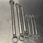 6 X Elora 110 Ring Spanner Metric - Made Germany. Fixed Price $18.15.