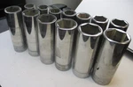 Snap On 13PC 1/2" Drive 6PT Metric 12MM - 24MM Deep Chrome Socket Set Usa. Fixed Price $298.88.
