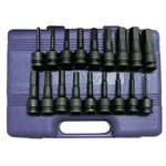 Westward 4PRH3 18-PIECE Impact Bit Socket Set, 1/2 In Drive, Sae/metric, 6. Fixed Price $142.99.