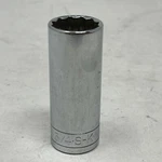 Sk Hand Tools 42424 3/8" Drive 3/4" 12PT Deep Fractional Chrome Socket S-k Nos. Fixed Price $12.99.