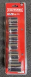 Craftsman Piece Socket Set 1/2 Inch Drive Metric (CMMT34575) 27 28 29 30 32 36. Fixed Price $50.00.