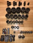 Vtg 55PC Williams Vulcan 1/2 Impact 3/8 Socket Lot Sae Swivel Adapter 3/4. Fixed Price $140.00.