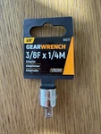 Gearwrench 3/8" Drive Female 1/4" Adapter #81277 New!. Fixed Price $7.88.