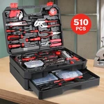 510 Piece Repair Kit, General Home/auto Set, Toolbox Stora. Fixed Price $86.80.
