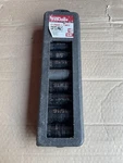 Hyper Tough 11 Piece 1/2 Inch Drive Deep Socket Set Sae, (1 Not Original). Fixed Price $19.95.
