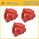 Performance Ignition Coil 3PCS Buick Cadillac Chevrolet Isuzu Pontiac, Red. Fixed Price $49.99.