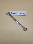 Snap-on Tools OEX22B 11/16" Sae Combination 12 Point Wrench Chrome Usa. Fixed Price $24.99.