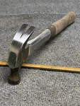 Vintage Craftsman 13 Oz Curved Claw Hammer Steel Handle Brown Padded Grip 3838. Fixed Price $32.00.