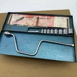 Vintage Indestro Select 3/8" Speeder Socket Set Extension Wrench Tool 6285 Usa. Fixed Price $34.95.