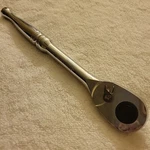 Husky Tools 3/8" Drive Quick Release Reversible Polished Chrome Ratchet New. Fixed Price $20.24.