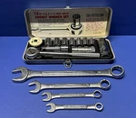 Vintage Kmart Socket Set And Wrenches. Fixed Price $35.00.