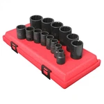 Sunex 2678A 1/2" Dr. Sae 12 Point Impact Socket Set On Rail. Fixed Price $102.60.