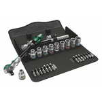 Wera 05004076001 Socket Set, 28 Pcs., Metric, 1/2" Drive Sz, Skt Wrch St,. Fixed Price $277.99.