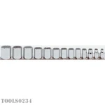 Proto J52124 3/8" Drive 13 Piece Sae Socket Set W/holder 12-POINT Chrome. Fixed Price $99.95.