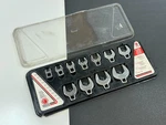Matco Tools 11PC 3/8" Drive Sae Open End Crowfoot Socket Set 3/8-1" SRCFS11T. Fixed Price $184.99.