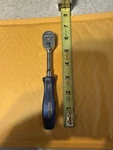 Snap On 1/4" THLD72 Blue Hard Handle Ratchet. Fixed Price $134.99.