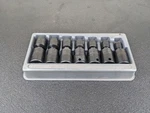 #BO156 Snap-on 207IPFM 7PC 3/8" Drive Metric Swivel Universal Impact Socket Set. Fixed Price $249.95.
