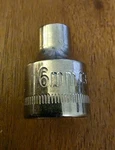 Craftsman 6MM Socket Point 3/8" Drive S-af 43516. Fixed Price $9.50.
