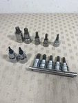 Misc. Torx Bit Socket 12 Piece Lot Pittsburg Ampro Jobs Smart 1/2 -3/8 Drives. Fixed Price $13.49.