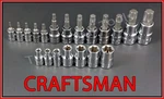 Craftsman 20PC 1/4 3/8 1/2 External Etorx Ratchet Wrench Socket Set. Fixed Price $46.05.