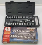 *i) Vintage Allied Socket Drive Set Sae & Metric Drop Forged Carbon Steel Case. Fixed Price $19.99.