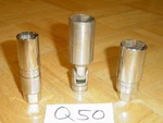 Snap-on Tools Piece 3/8 Drive Spark Plug Sockets 5/8, 13/16, Universal. Fixed Price $110.00.