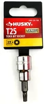 Husky Torx Bit Socket 3/8" Drive H3DHBST25. Fixed Price $11.99.