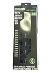 Grip 15PC 1/2" Impact Sockets Mm 6PT Low Profile Tools Set Metric 73594. Fixed Price $36.99.