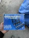 Cornwell Tools CBSTSH1102S Pc 5 Star Torx Tamperproof Bit Socket Set New. Fixed Price $65.00.