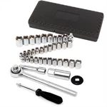 Wilmar Corp. Performance Tool 40 Pc 1/4 & 3/8 Dr.sae/metric Skt Set W1173. Fixed Price $25.26.