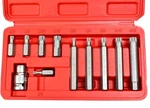 11PC Xzn Point Spline Socket Bit Set Hex Shank M5 M6 M8 M10 M12 One Size. Fixed Price $18.63.