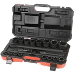 Stark Usa 21PC 3/4 Inch Drive Tool Black Impact Ratchet Socket Set Standard. Fixed Price $129.95.