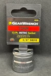 22MM Gearwrench Chrome Metric Socket, 3/8" Drive 12 Point # 80598. Fixed Price $10.95.