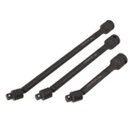 Impact Extension Set, 1/2 In. 3-PIECE Black. Fixed Price $90.99.