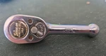 Snap On FK720 3/8" Drive Chrome Stubby Ratchet 4" Nice Usa Hand Tool. Fixed Price $45.00.