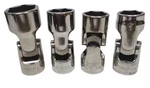 Snap-on Tools 4PC 3/8" Drive 6PT 12/13/14/17MM Flank Shallow Flex Sockets. Fixed Price $121.77.