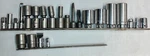 Mac Tools Assorted Used 3/8"- 1/2" Sockets 6-12PT Extensions Special. Fixed Price $9.95.
