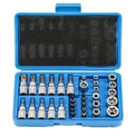 34PCS Drive Female Torx Star Bit E-socket Set Handheld Tool Case Us. Fixed Price $13.69.