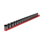 Tekton SID91114 3/8 In Drive Impact Socket Set, Metric, 19 Pcs. Fixed Price $72.00.