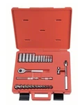 New Proto Usa Ratchet And Socket Set 29PC 3/8 Drive W/ Case Make Offer!. Fixed Price $220.00.