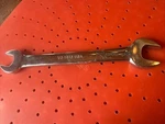 Super Snap On #VO1618 1/2" X 9/16" Open End Wrench, Clean Usa Chrome. Fixed Price $14.00.
